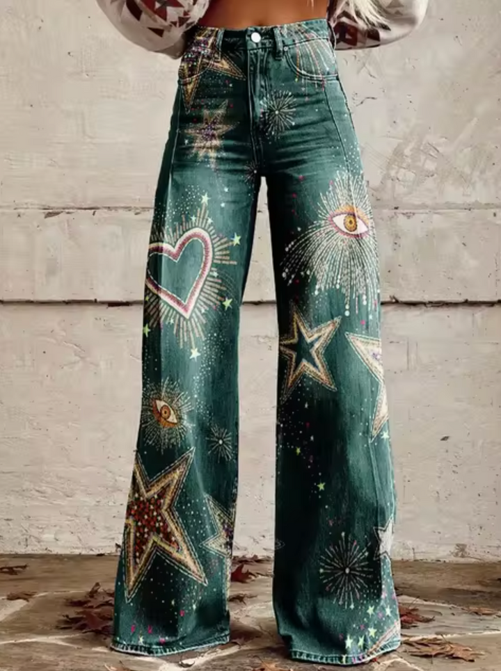 Levoire | Pantalon Taille Haute Stylé Avec Des Motifs Uniques Stil6