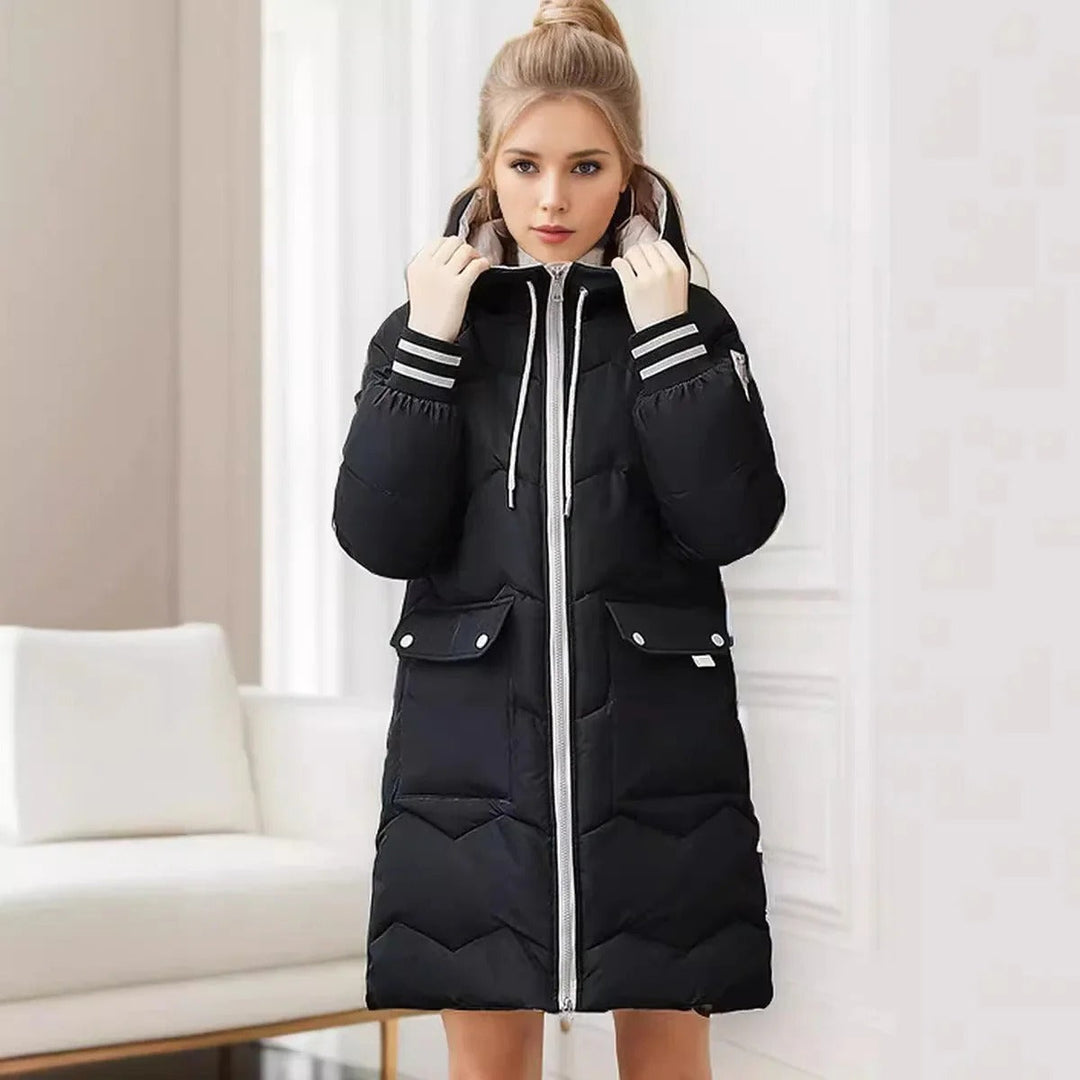 Levoire | Veste À Manches Longues Avec Zip Et Poches Noir