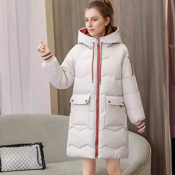 Levoire | Veste À Manches Longues Avec Zip Et Poches Blanc