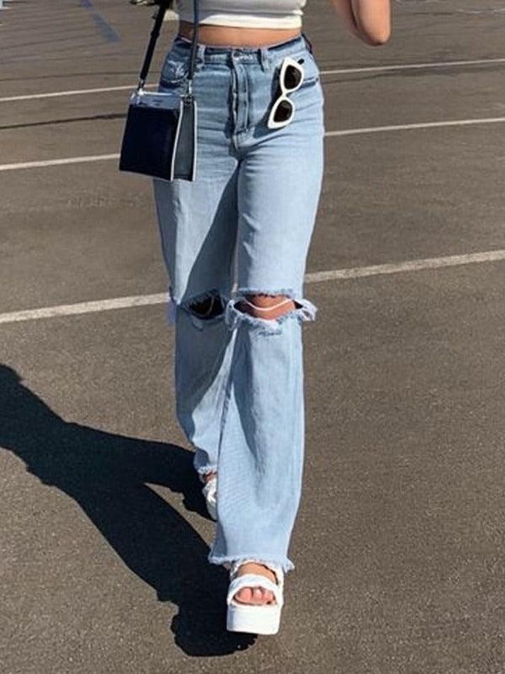 Levoire | Jean Déchiré Taille Haute Lavé Bleu