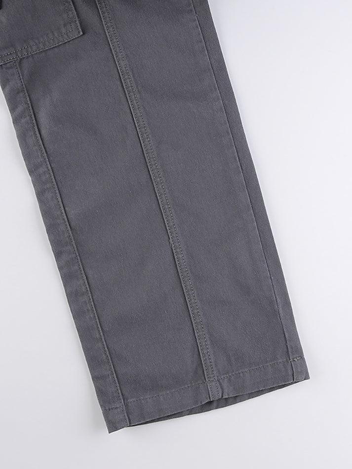 Levoire | Pantalon Cargo Solide Lavé À La Main