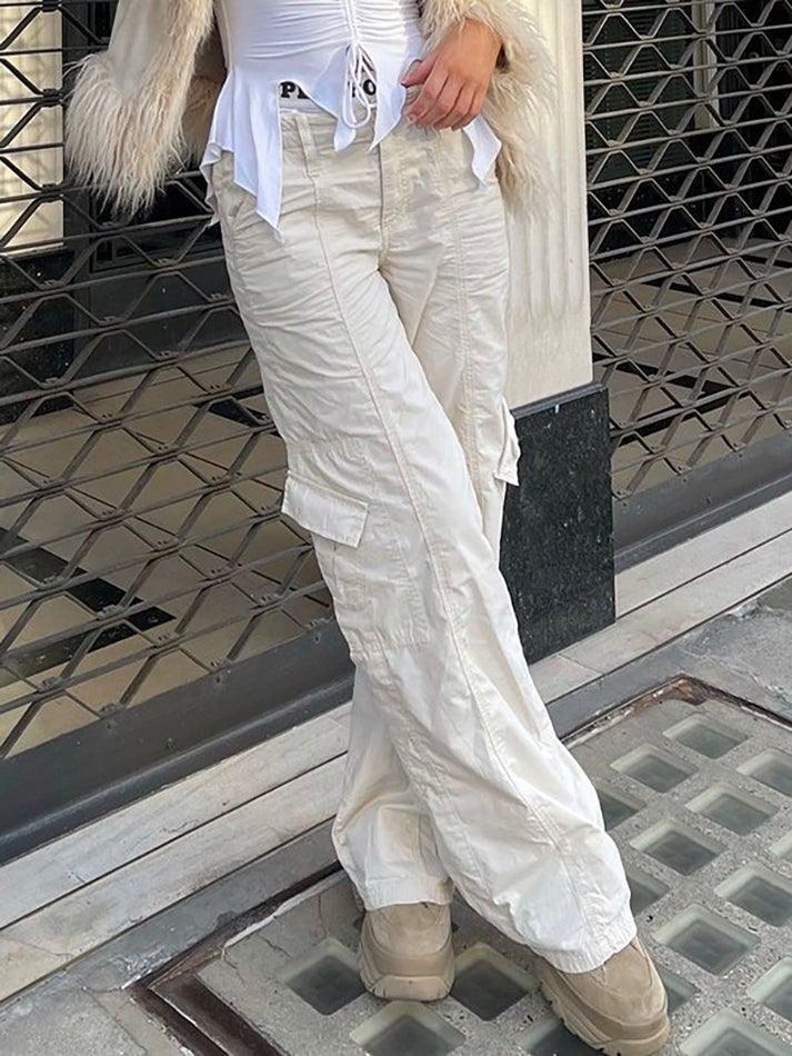 Levoire | Pantalon Cargo Solide Lavé À La Main