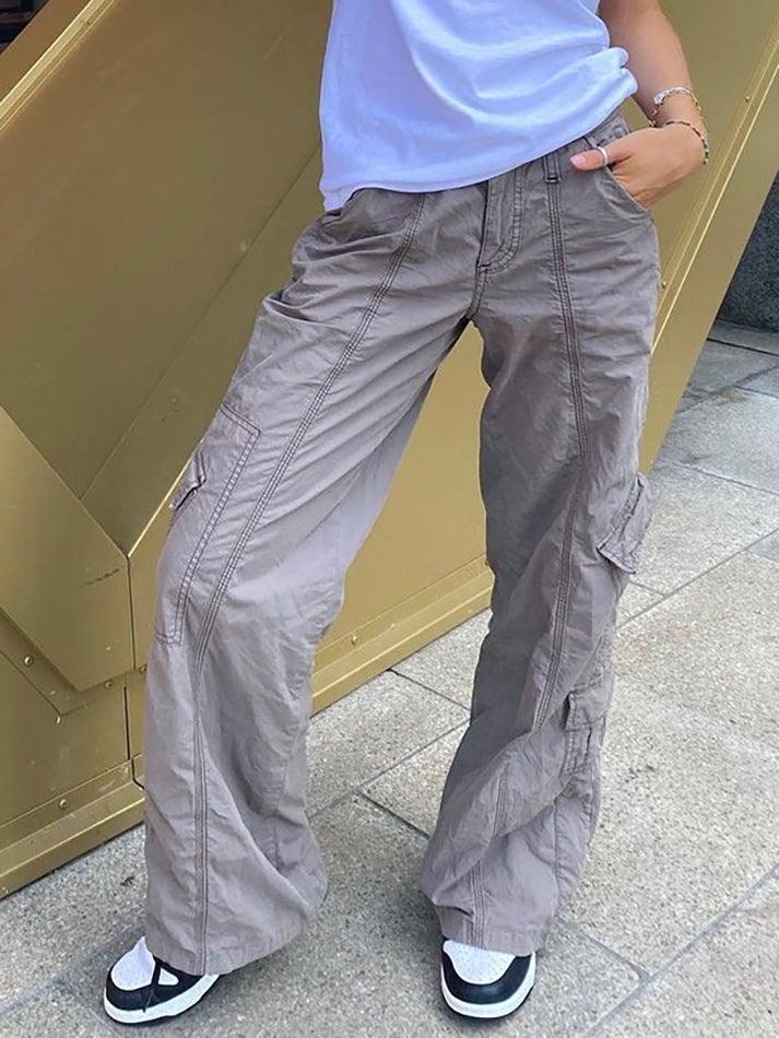 Levoire | Pantalon Cargo Solide Lavé À La Main