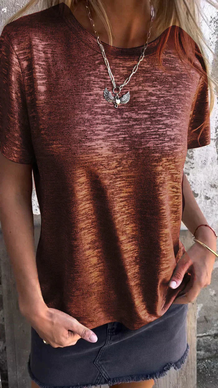Levoire | T-Shirt À Chaud Avec Manches Courtes Rot
