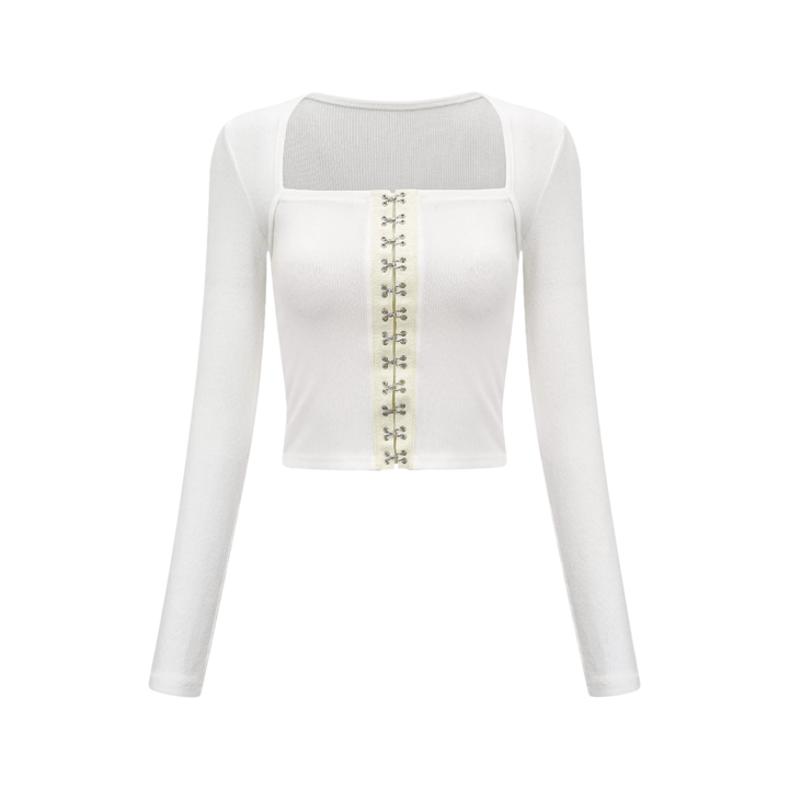 Levoire | Détail De Boucle Top Blanc