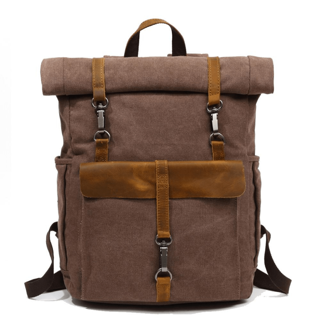 Levoire | Sac À Dos Toile Rétro Homme Café