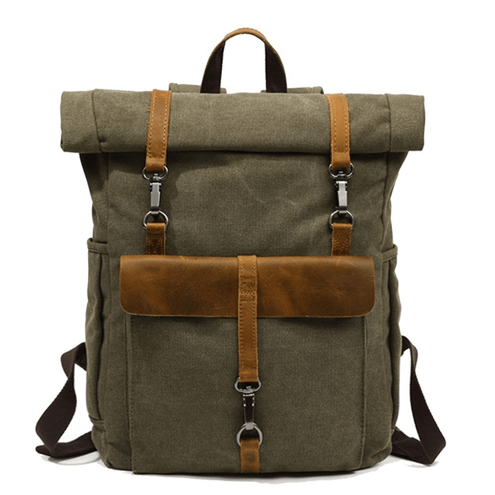 Levoire | Sac À Dos Toile Rétro Homme Vêtements militaires verts