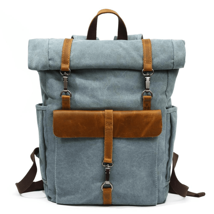 Levoire | Sac À Dos Toile Rétro Homme Bleu clair