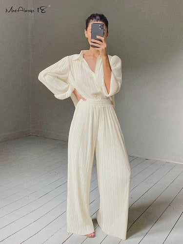 Levoire | Coupe Ample Pantalon Plissé