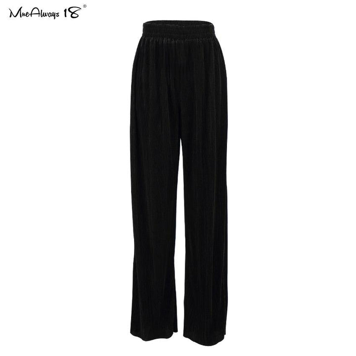 Levoire | Coupe Ample Pantalon Plissé Pantalons noirs