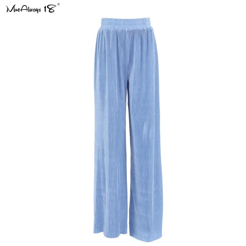 Levoire | Coupe Ample Pantalon Plissé Pantalon bleu