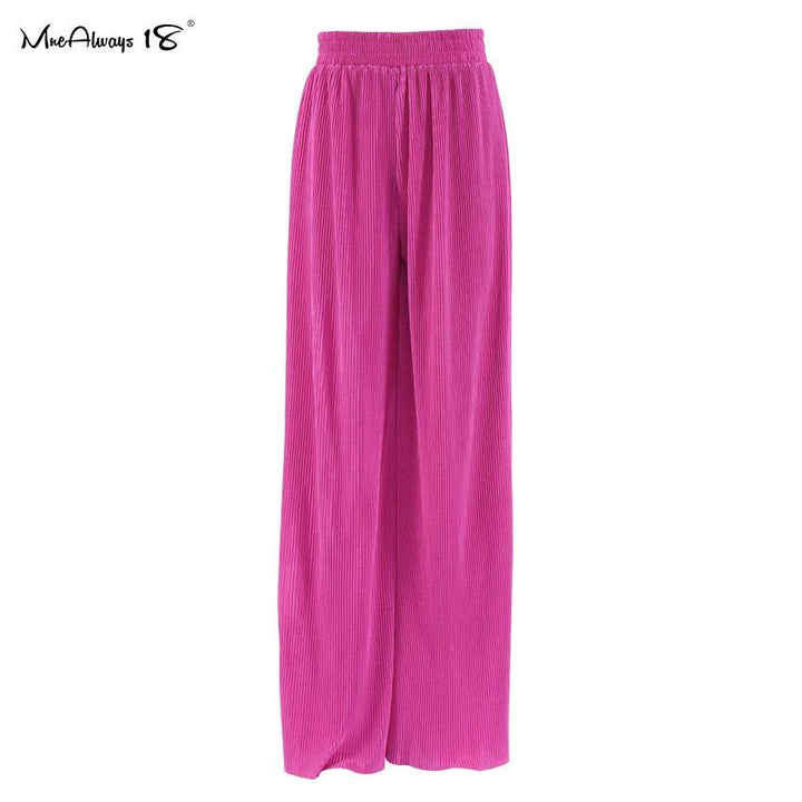 Levoire | Coupe Ample Pantalon Plissé Fuchsia Pantalons