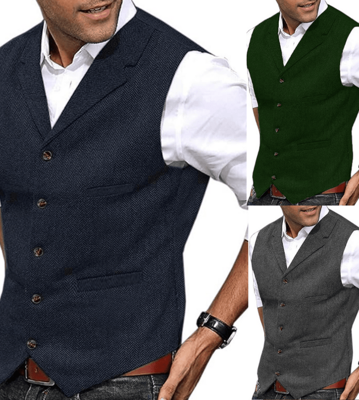 Levoire | Tendance & Décontracté Gilet traditionnel pour hommes