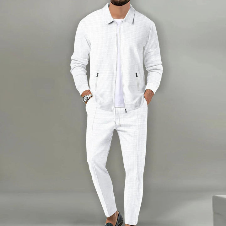 Levoire | Costume De Loisirs De Luxe Pour Hommes Blanc