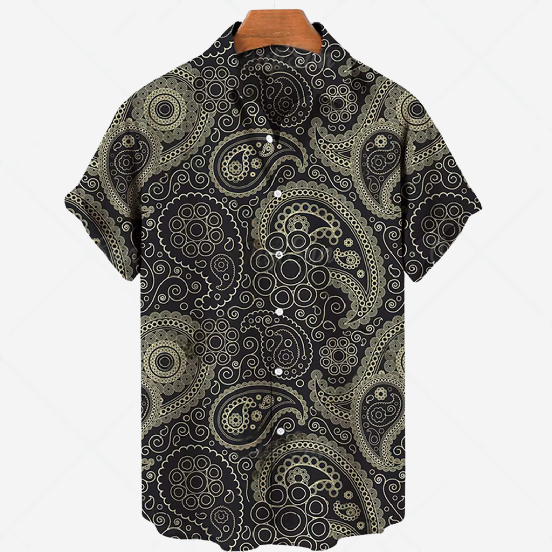 Levoire | Chemise Décontractée Pour Hommes Avec Impression Style I