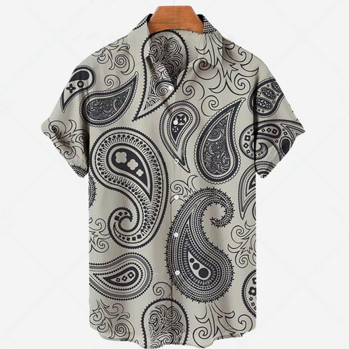 Levoire | Chemise Décontractée Pour Hommes Avec Impression