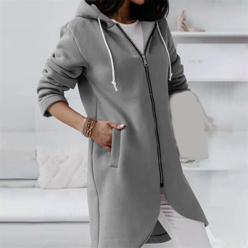 Levoire | Robe Longue Confortable Pour Femmes Avec Capuche