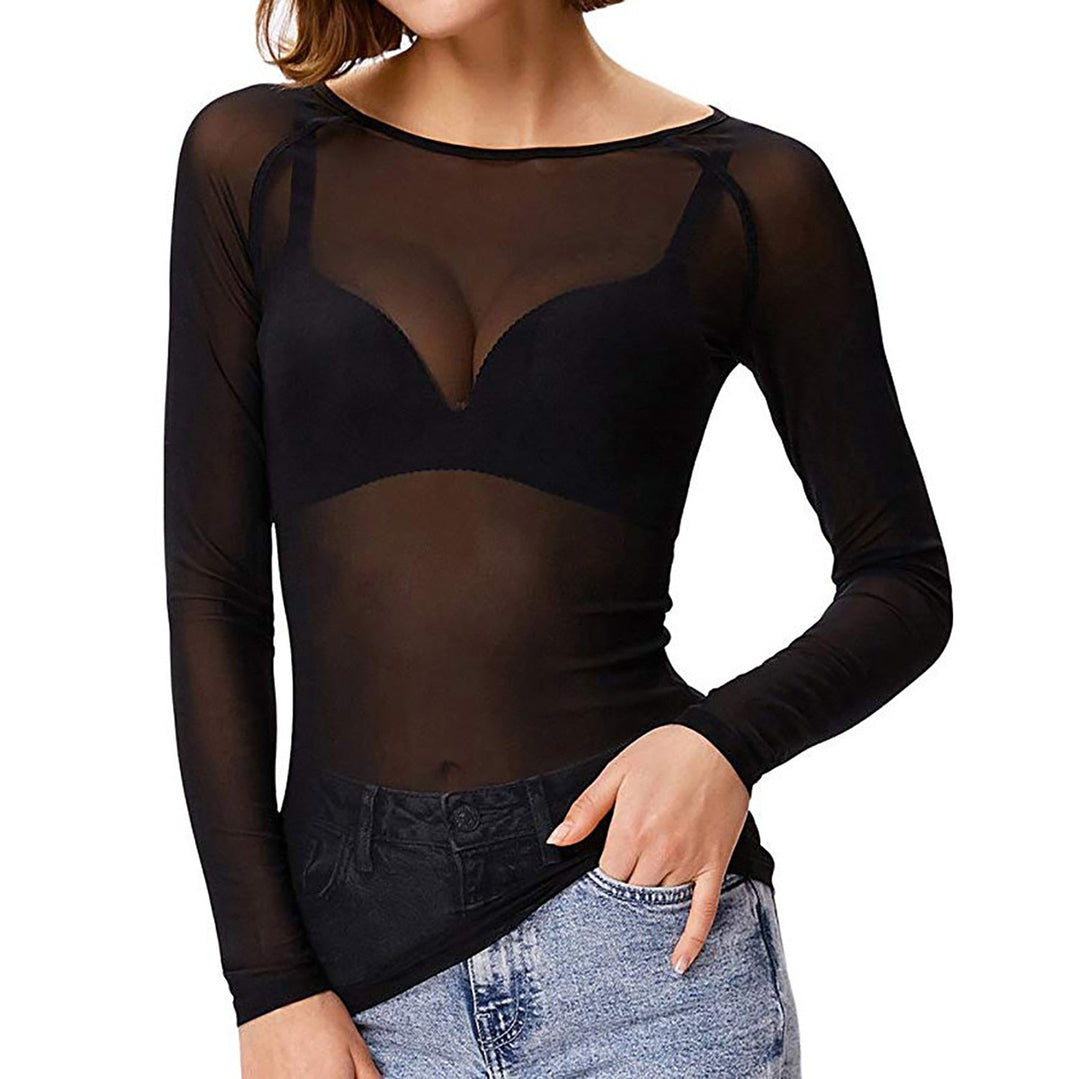 Levoire | Top En Maille Pour Femmes À Manches Longues Noir