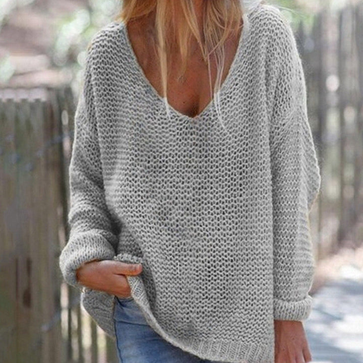 Levoire | Pull À Manches Longues Élégant Gris