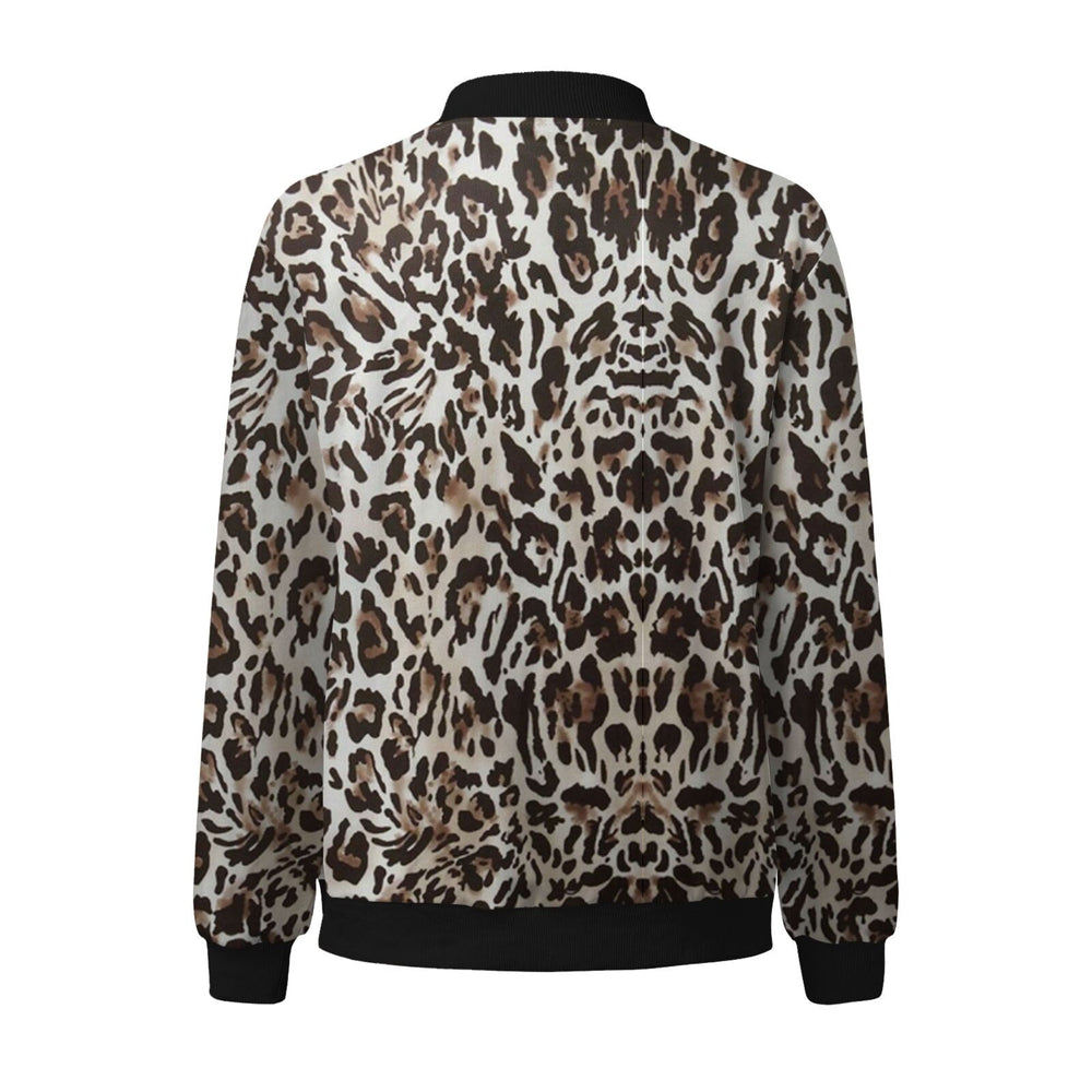 Levoire | Veste Tendance Courte Avec Imprimé Léopard