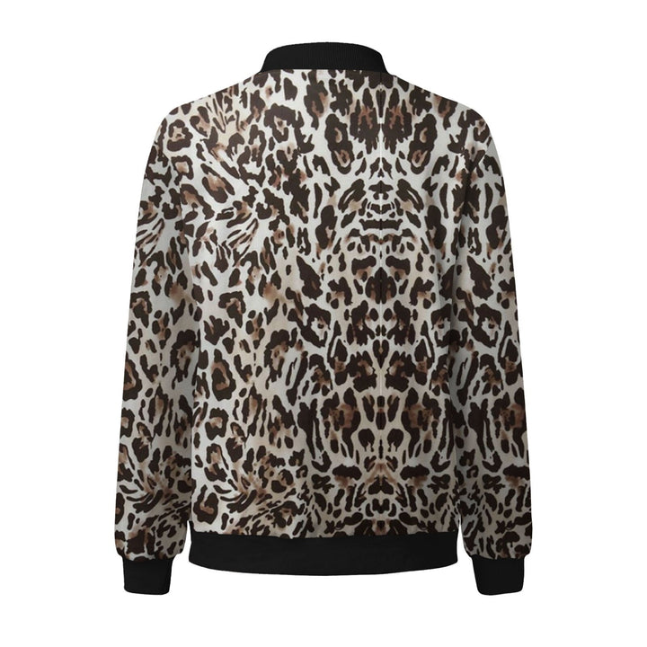 Levoire | Veste Tendance Courte Avec Imprimé Léopard