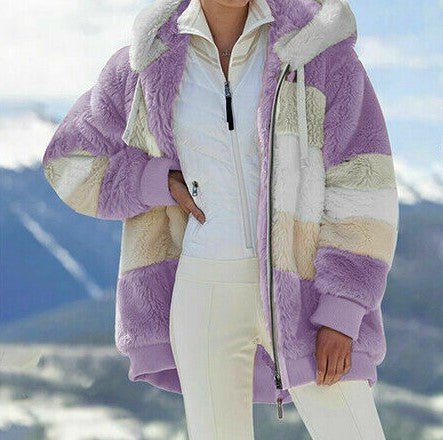Levoire | Manteau confortable sans effort Pourpre