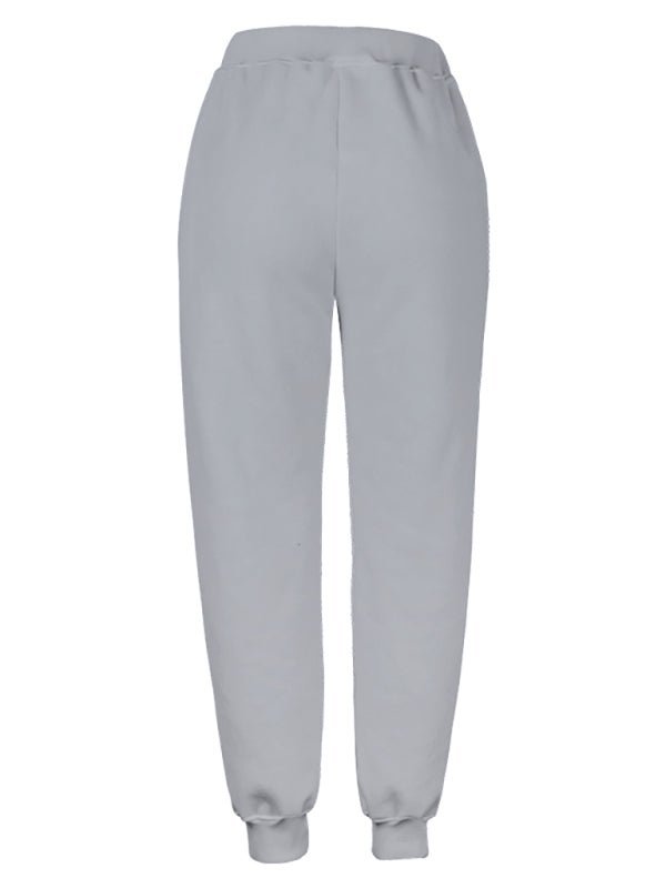 Levoire | Femmes Pantalons de Pyjama Sport en Coton Lâches avec Poches
