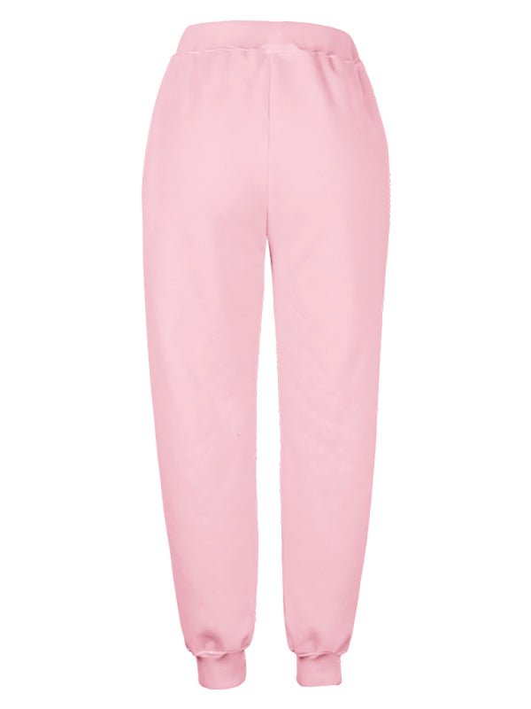 Levoire | Femmes Pantalons de Pyjama Sport en Coton Lâches avec Poches