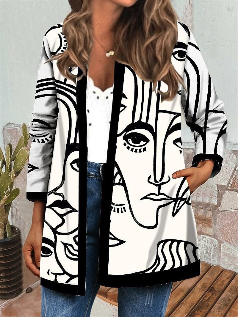 Levoire | Manteau vibrant et confortable Noir