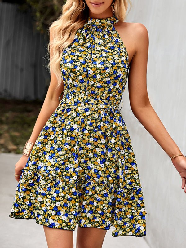 Levoire | Robe mini à dos nu en coton pour femme