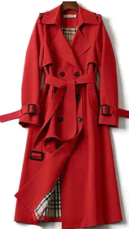 Levoire | Manteau De Trench Couture Pour Femmes Rot