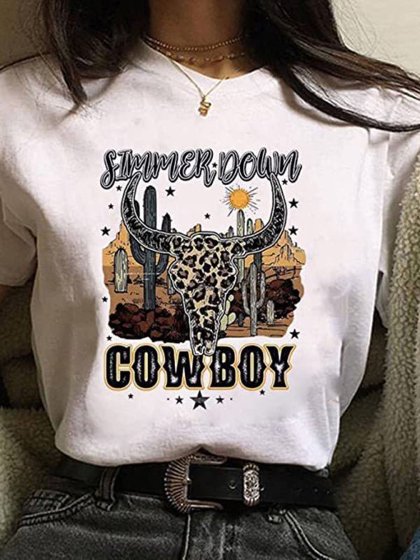 Levoire | Femme Cowboy Graphique T-shirt