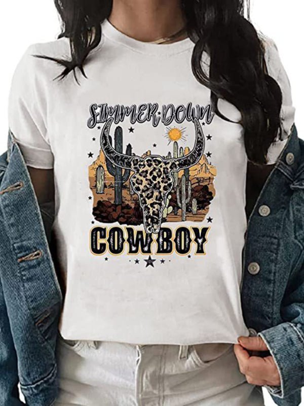 Levoire | Femme Cowboy Graphique T-shirt