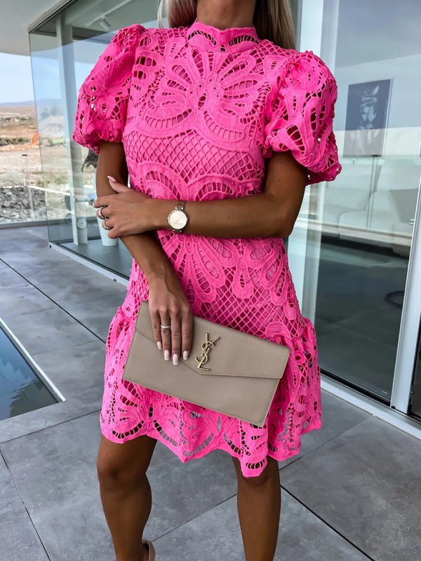 Levoire | Vêtements pour femmes Panneau en dentelle Combinaison Rosa