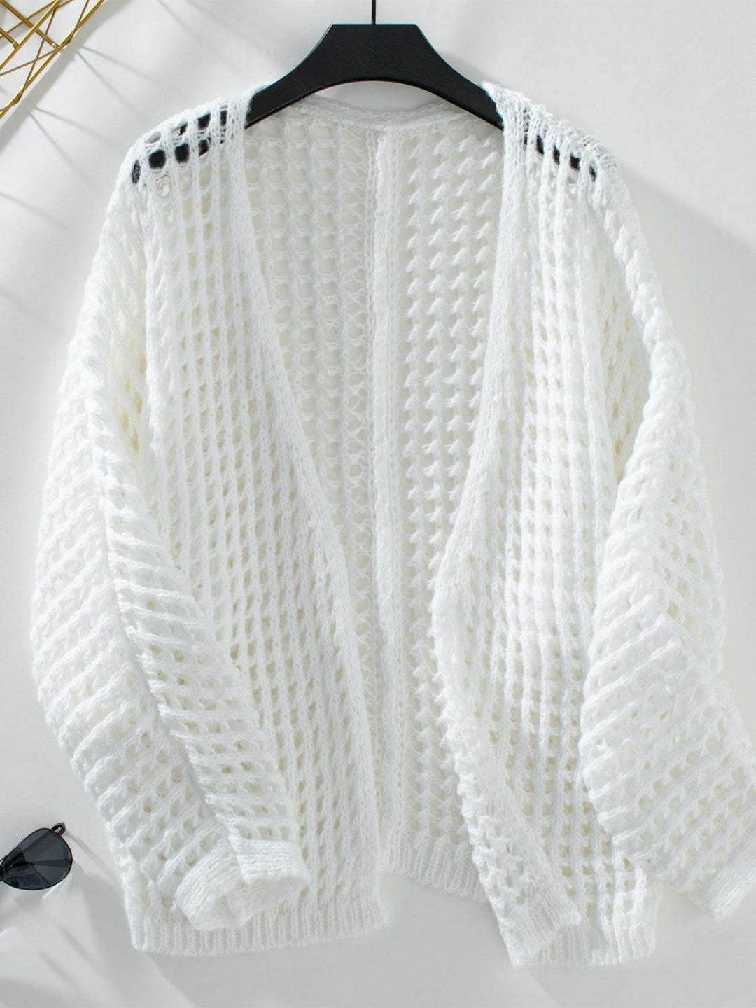 Levoire | Femmes Pull Récupéré Long Gilet Blanc