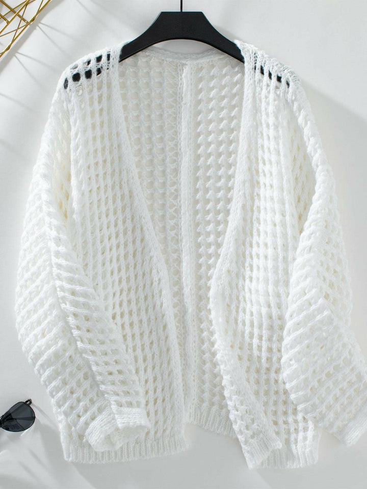 Levoire | Femmes Pull Récupéré Long Gilet Blanc