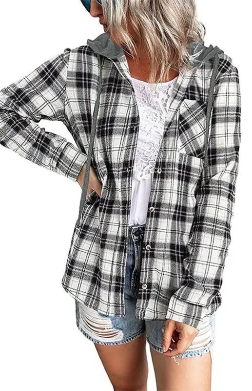 Levoire | Femme Sweat à capuche Bouton-Dézip Haut de loisirs T-shirt Veste Must