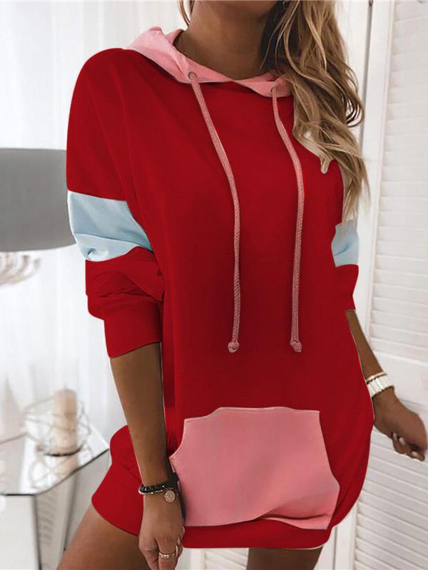 Levoire | Sweat à capuche moderne et thermique Rouge