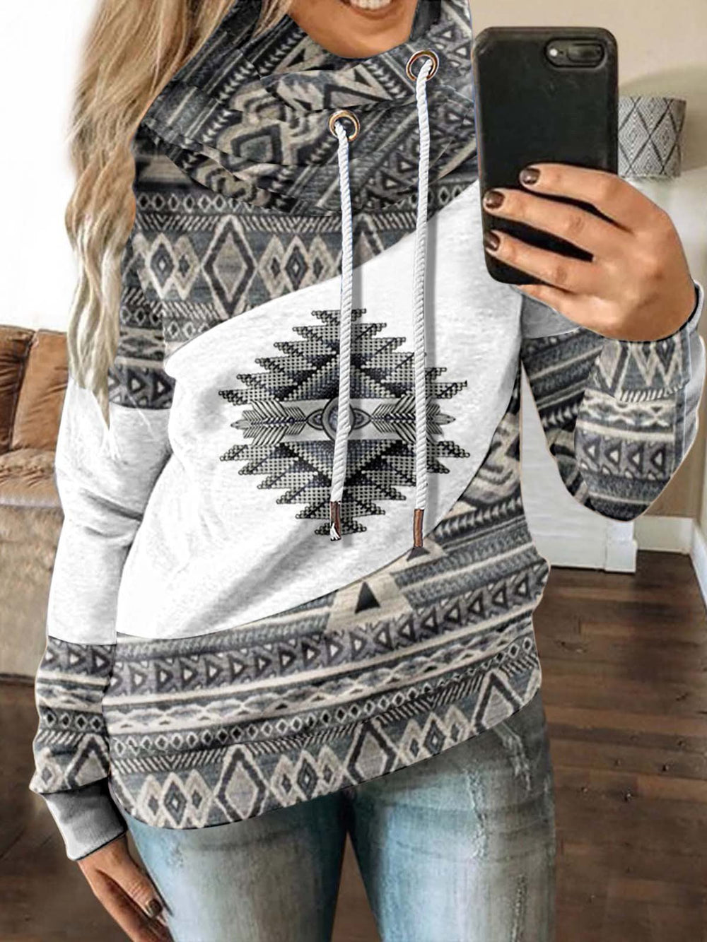 Levoire | Sweat à capuche décontracté et relaxant Gris