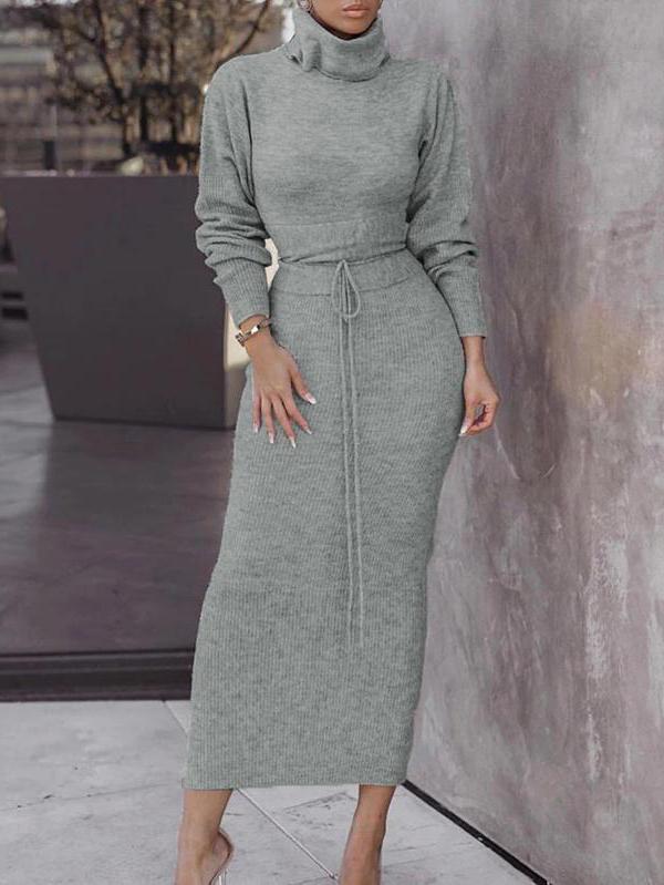 Levoire | Bodycon Deux Pièces Set Gris