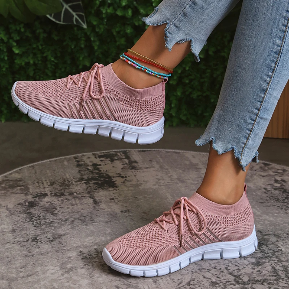 Levoire | Chaussures De Course Pour Femmes Légères Respirantes En Mesh Rosa