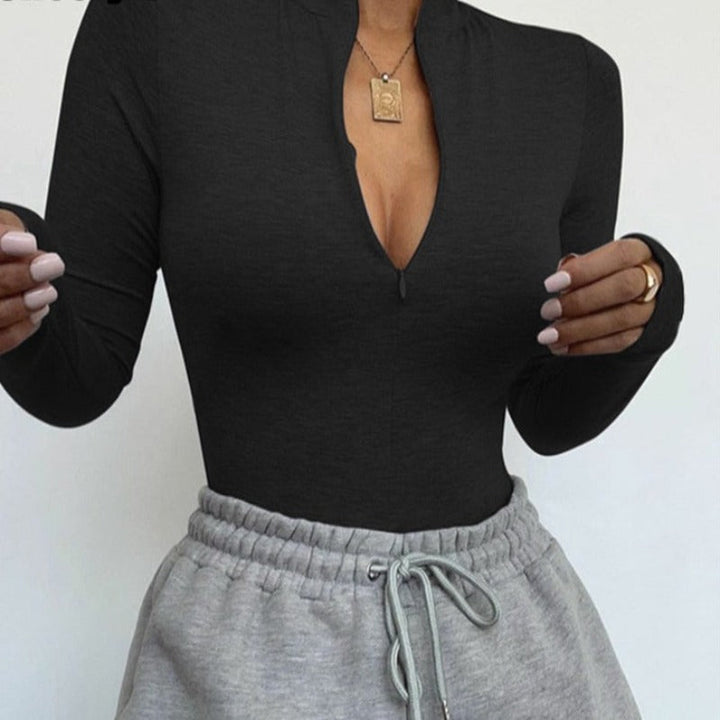 Levoire | Body Confortable Avec Zip Noir