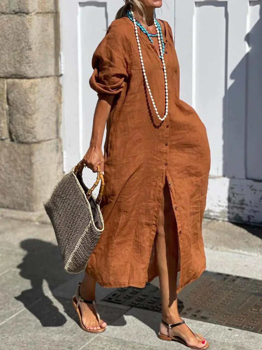 Levoire | Robe Élégante Pour Femmes Stylées Braun S