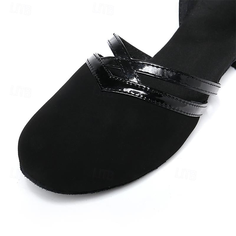 Avriane | Chaussures de danse modernes pour femmes - Noir - Cuir suédé de haute qualité