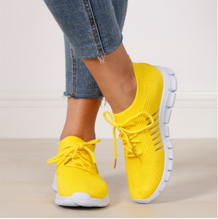 Levoire | Talons Aiguilles Étirables Pour Femmes Jaune