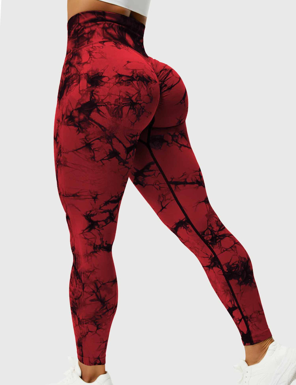 Levoire | Leggings Tie Dye Pour Femmes Clara Rot