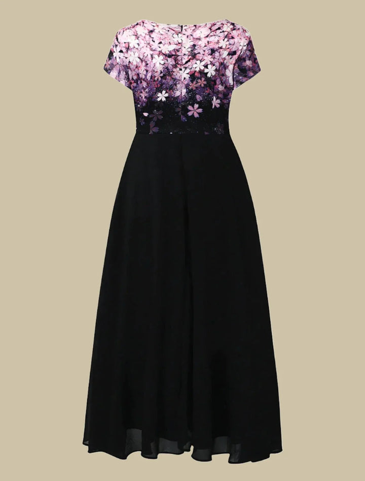 Levoire | Robe Midi Pour Femmes Avec Imprimé Floral Pour L'Été