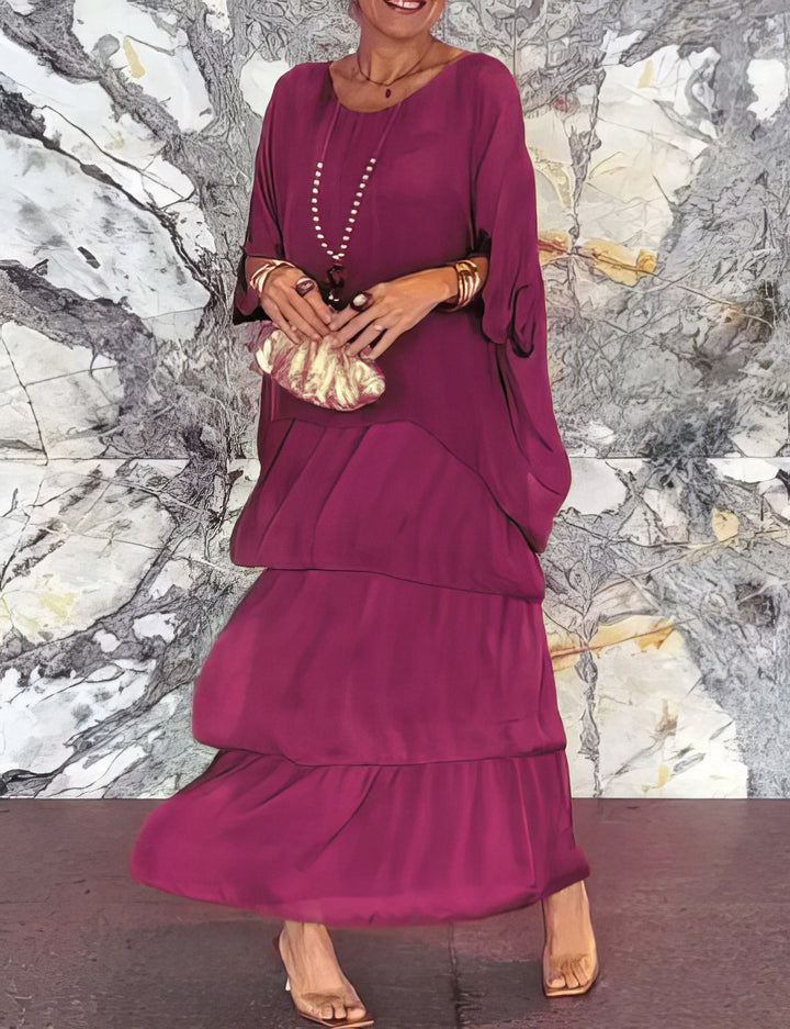 Levoire | Coupe ample artistique Magenta foncé