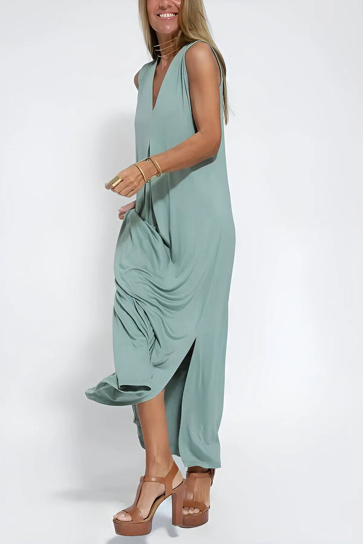 Levoire | Robe Élégante Longue + Gilet Correspondant Comme Cadeau