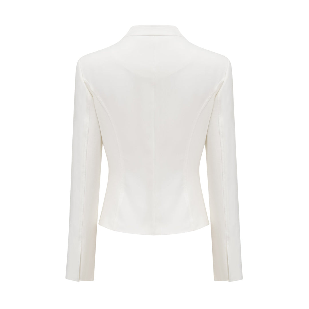 Levoire | Haut Corset À Manches Longues Blanches